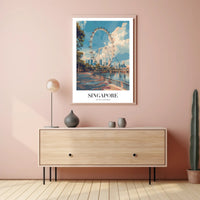 Singapore Flyer Cityscape: Iconic Urban Poster PosterGoat