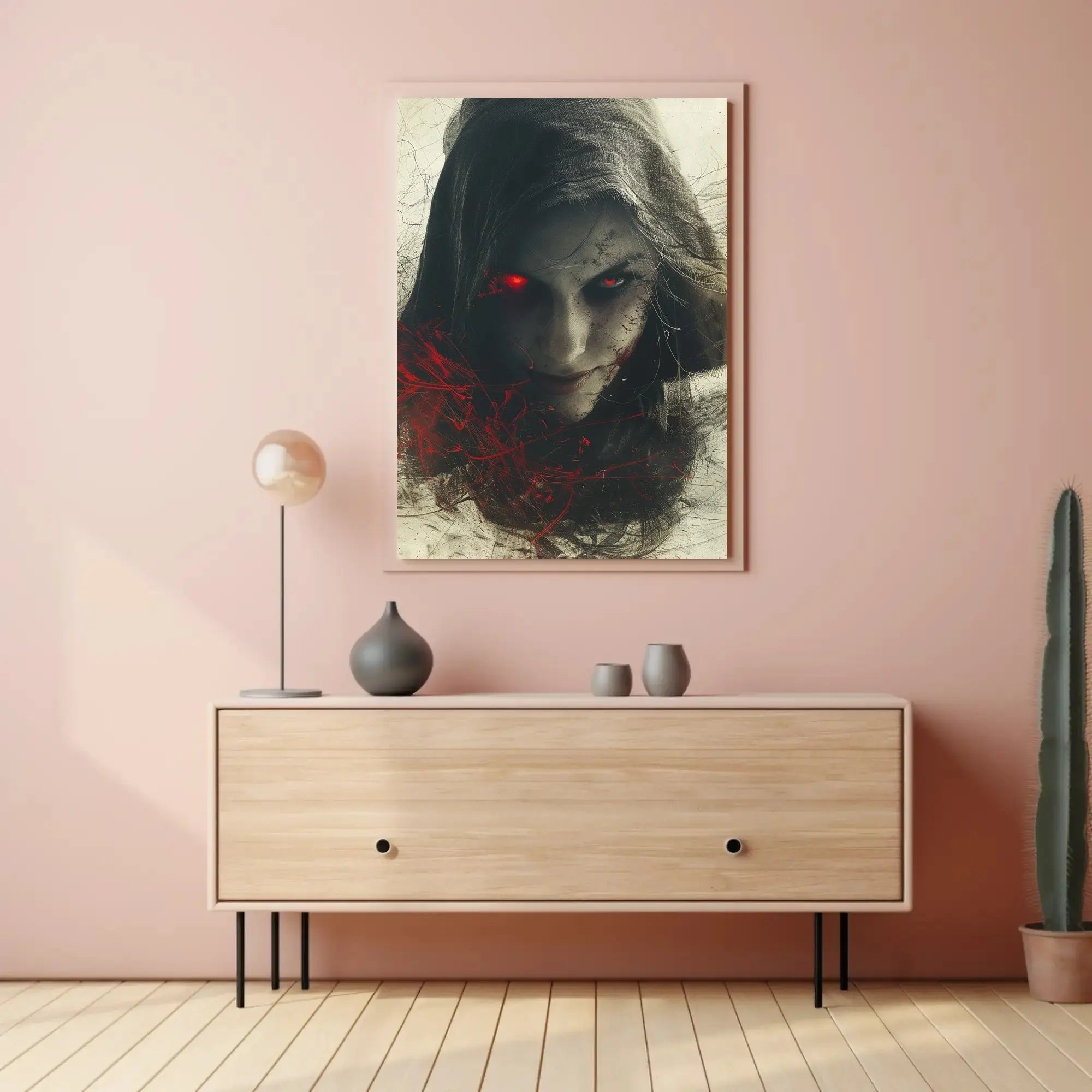 Sinister Gothic Horror Art Print: Abstract, Artistic, or Pop Culture Poster PosterGoat