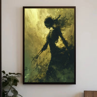 Skeletal Specter Digital Art Print: Abstract, Artistic, or Pop Culture Poster PosterGoat