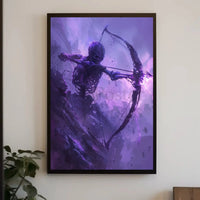 Skeleton Archer in Mystical Fantasy Art Poster PosterGoat