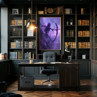 Skeleton Archer in Mystical Fantasy Art Poster PosterGoat