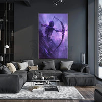 Skeleton Archer in Mystical Fantasy Art Poster PosterGoat