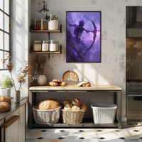 Skeleton Archer in Mystical Fantasy Art Poster PosterGoat