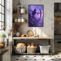 Skeleton Archer in Mystical Fantasy Art Poster PosterGoat