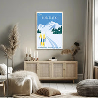 Ski Colorado Adventure Travel Poster PosterGoat