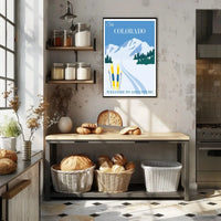 Ski Colorado Adventure Travel Poster PosterGoat