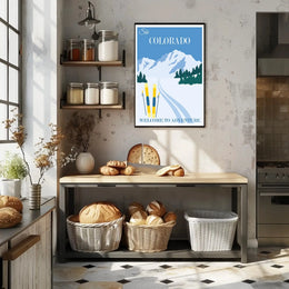 Ski Colorado Adventure Travel Poster PosterGoat