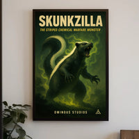 Skunkzilla The Striped Chemical Poster PosterGoat