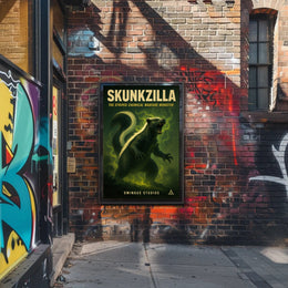 Skunkzilla The Striped Chemical Poster PosterGoat