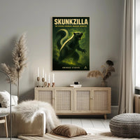 Skunkzilla The Striped Chemical Poster PosterGoat