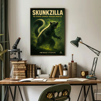 Skunkzilla The Striped Chemical Poster PosterGoat