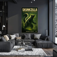Skunkzilla The Striped Chemical Poster PosterGoat