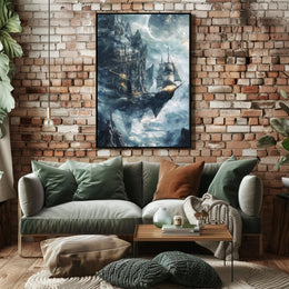 Sky-Bound Adventure: Fantasy or Mythology Poster PosterGoat