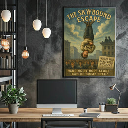 Skybound Escape Retro Magic Performance Poster PosterGoat