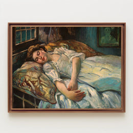 Sleeping Beauty in Tranquil Realism Art Poster PosterGoat
