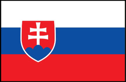 Slovakia Flag Pride Modern Art Country Flag Poster PosterGoat