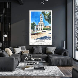 Smederevo Historical Charm Illustrated Travel Poster PosterGoat