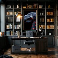 Snake's Eye Masterpiece: Hyper-Realistic Reptile Animal Poster PosterGoat