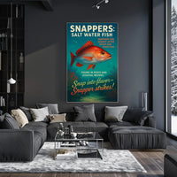 Snappers Salt Water Fish Poster PosterGoat
