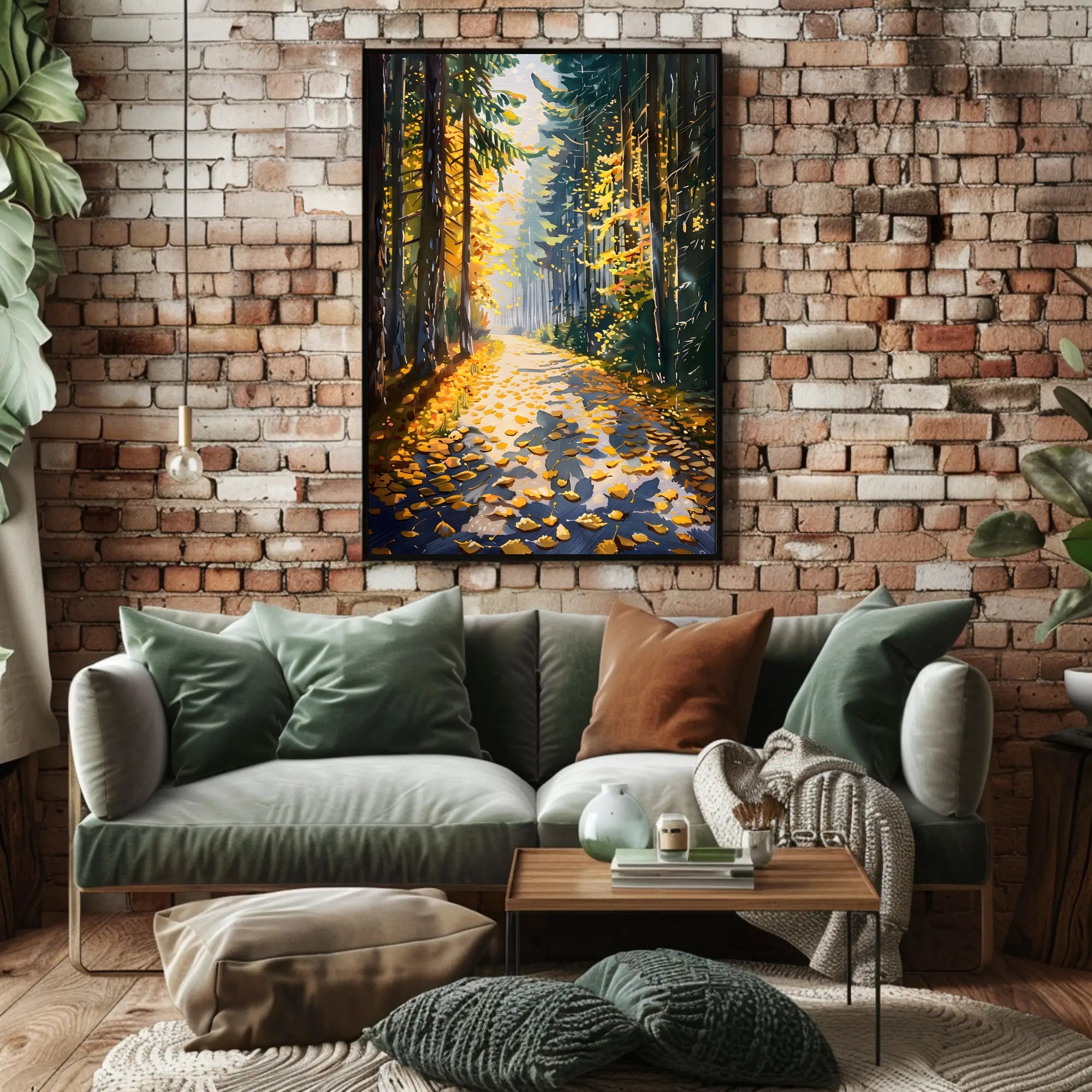 Snow-Capped Mountain in Serene Wilderness National Park Poster PosterGoat