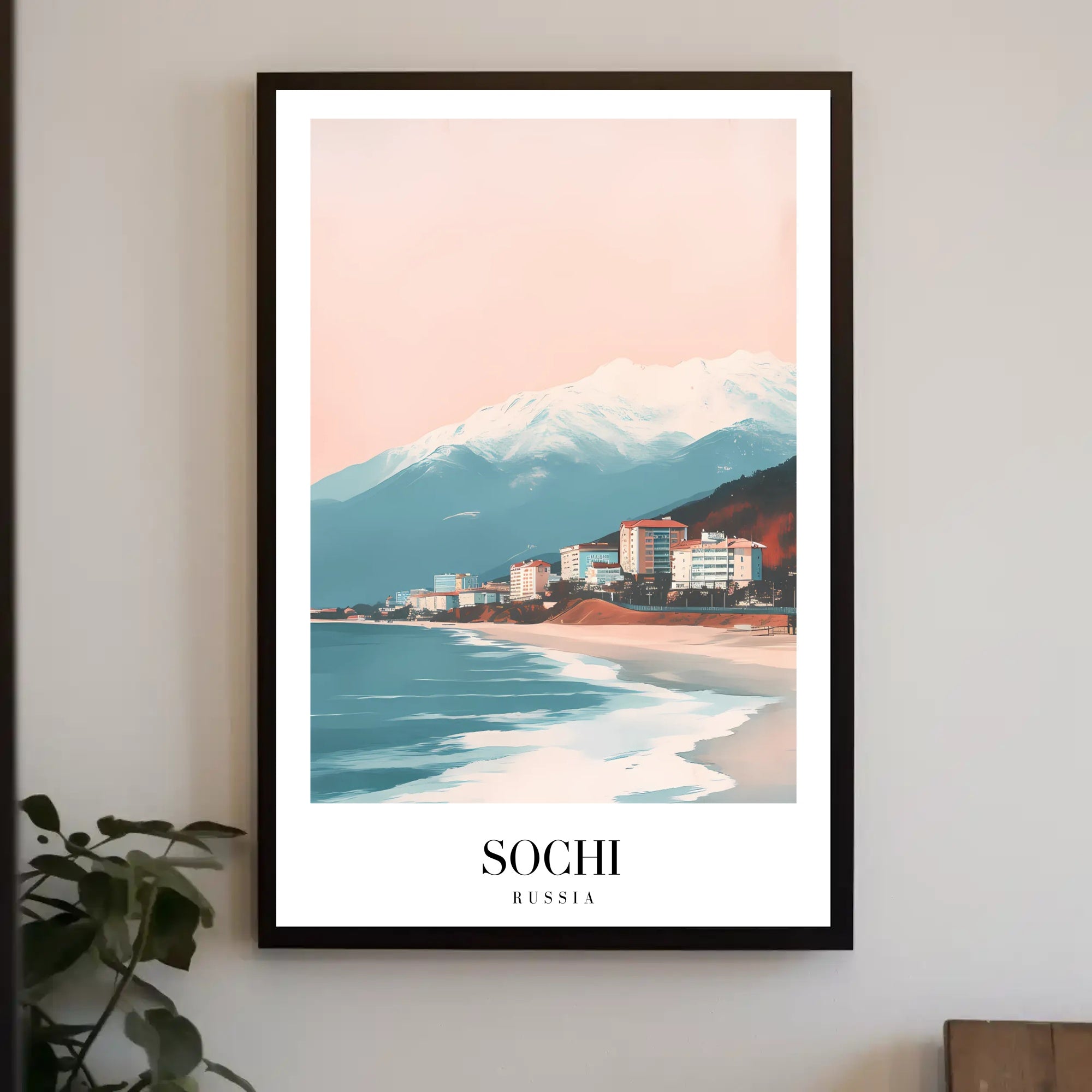 Sochi Scenic View Travel Poster PosterGoat