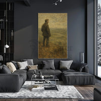 Solitude in Nature: Introspective Artistic Masterpiece Poster PosterGoat