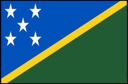 Solomon Islands Pride: Vibrant Country Flag Poster PosterGoat