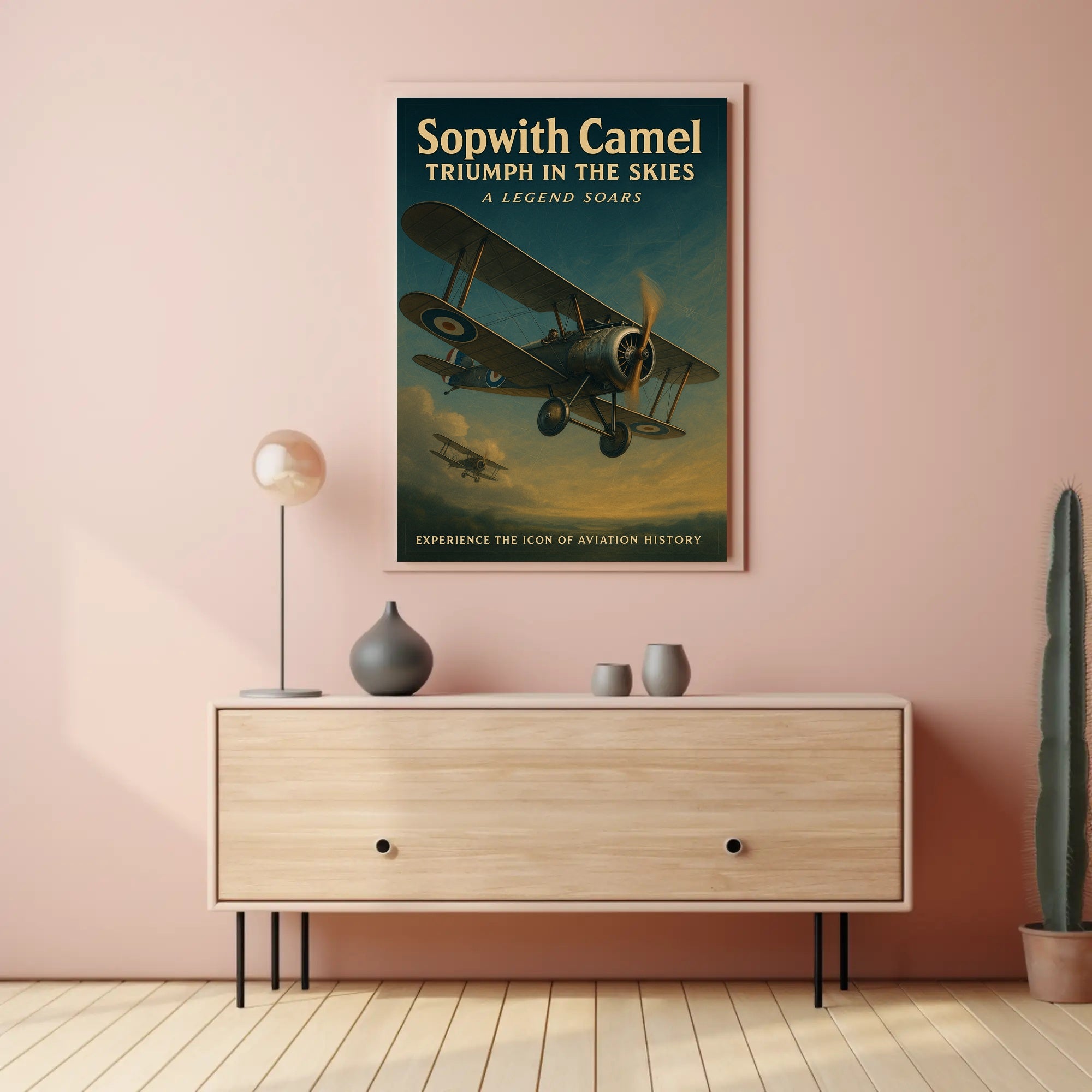 Sopwith Camel Triumph In The Skies Poster PosterGoat