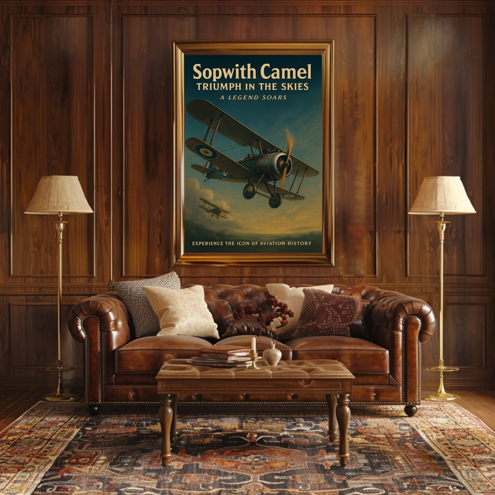 Sopwith Camel Triumph In The Skies Poster PosterGoat