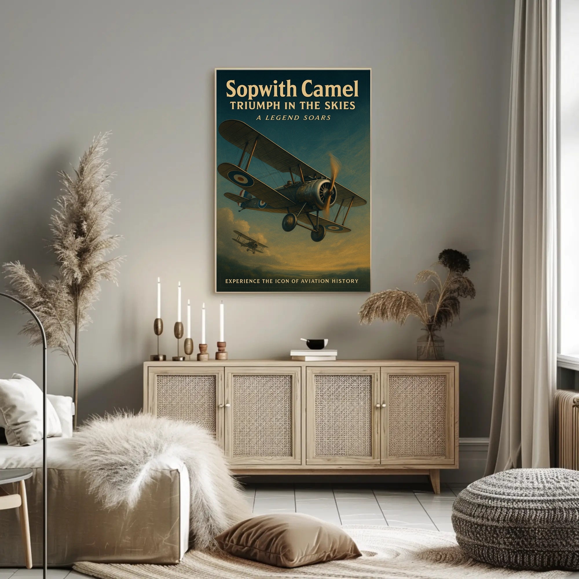 Sopwith Camel Triumph In The Skies Poster PosterGoat