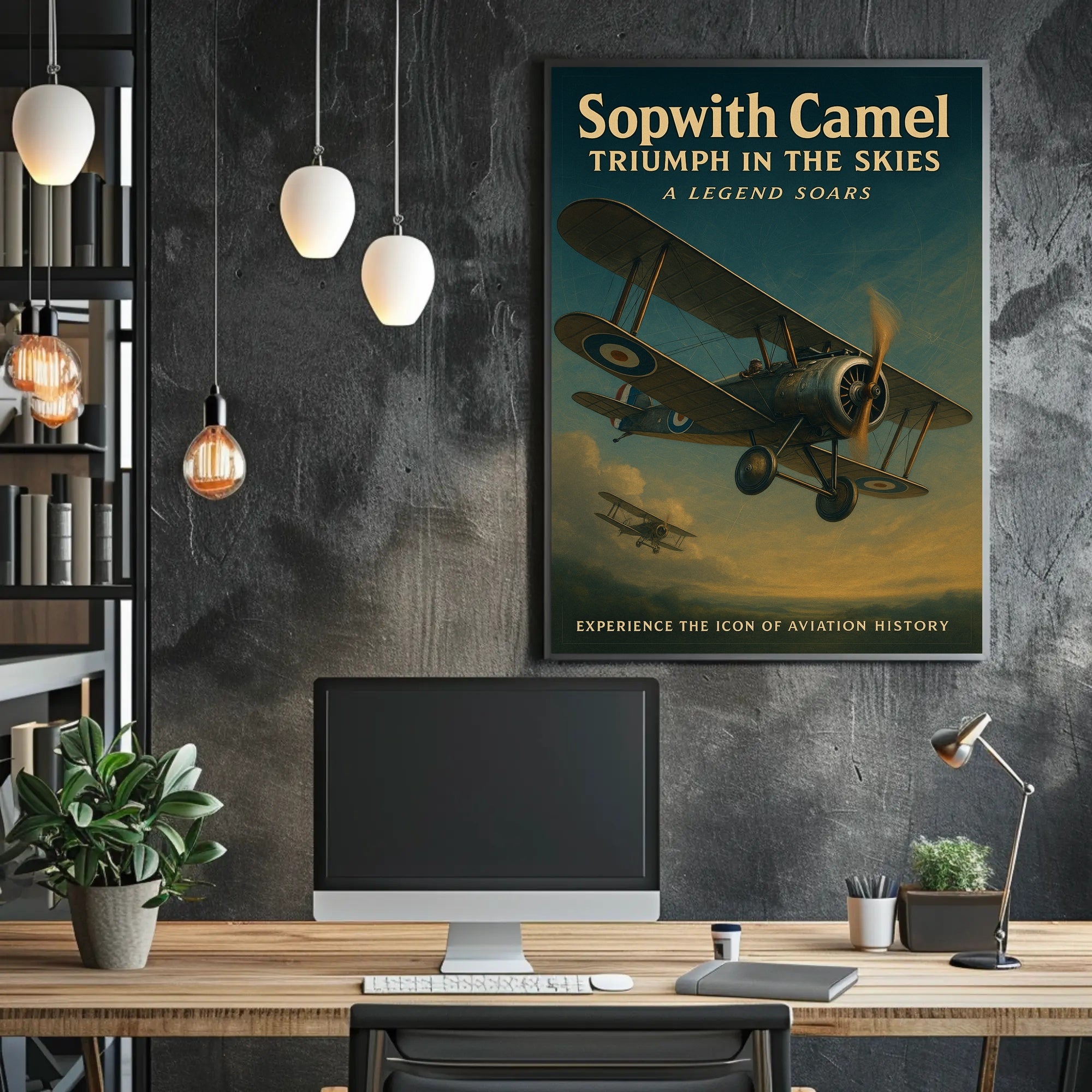 Sopwith Camel Triumph In The Skies Poster PosterGoat