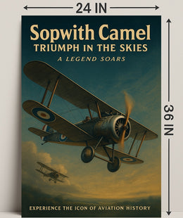Sopwith Camel Triumph In The Skies Poster PosterGoat