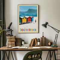 South Africa Beach Adventure Travel Poster PosterGoat
