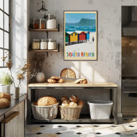 South Africa Beach Adventure Travel Poster PosterGoat