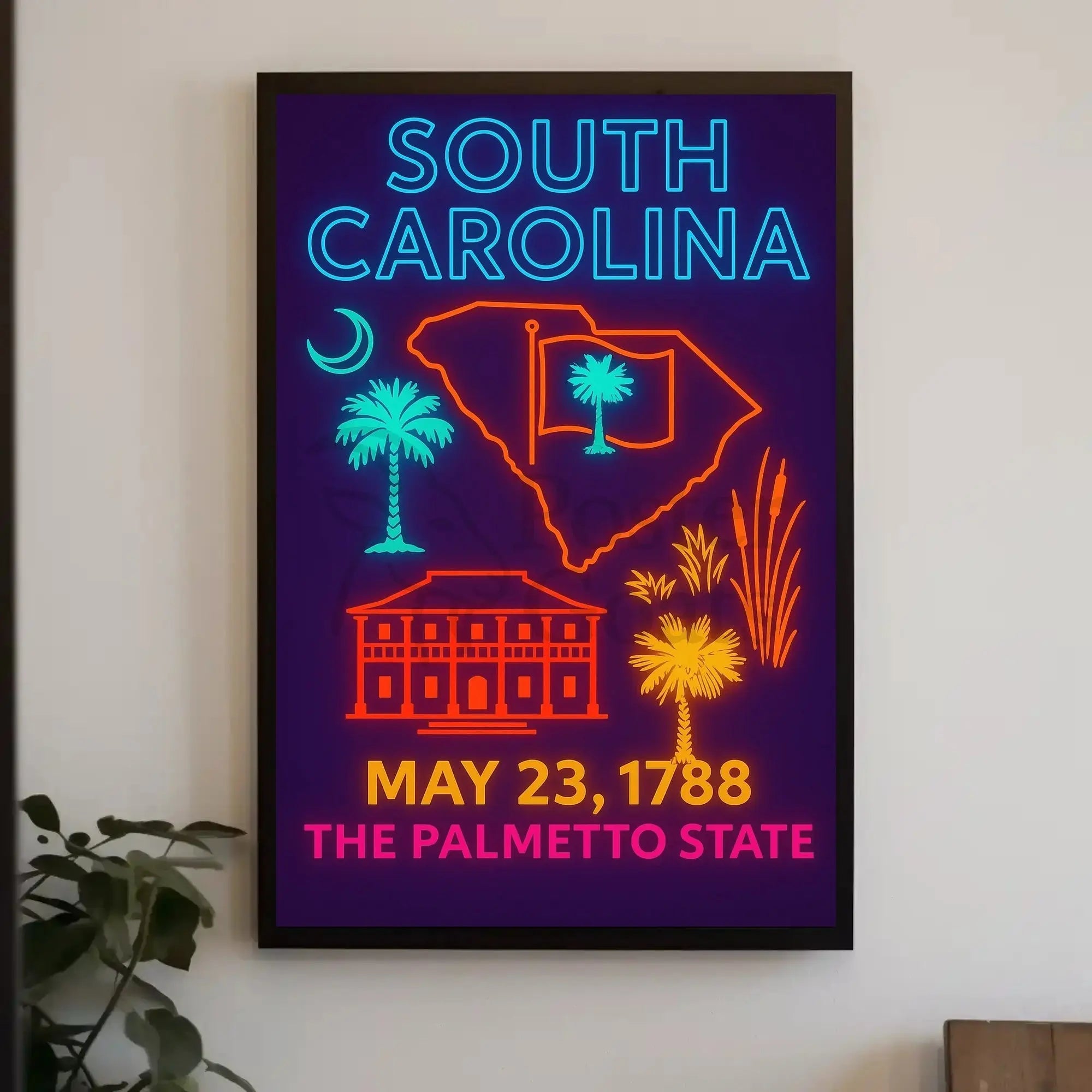 South Carolina Heritage Poster Celebrating Historical Significance PosterGoat