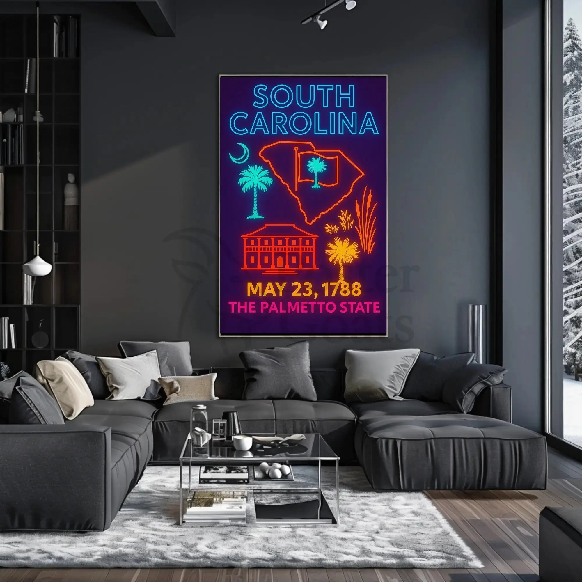 South Carolina Heritage Poster Celebrating Historical Significance PosterGoat