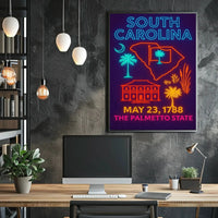 South Carolina Heritage Poster Celebrating Historical Significance PosterGoat