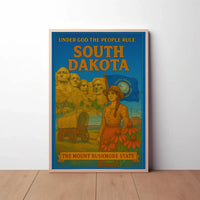 South Dakota Heritage Pride Cultural or Heritage Poster PosterGoat