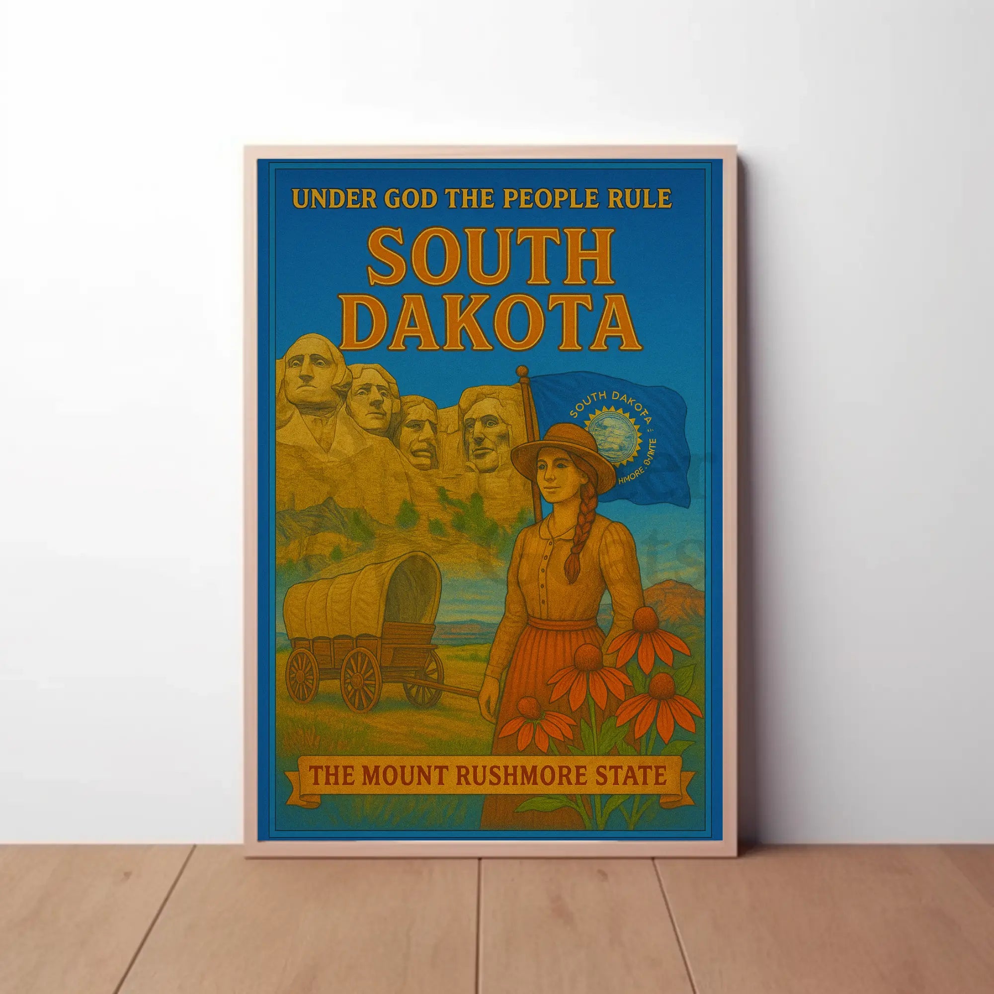 South Dakota Heritage Pride Cultural or Heritage Poster PosterGoat