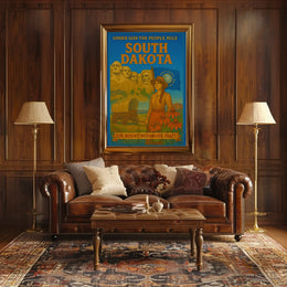 South Dakota Heritage Pride Cultural or Heritage Poster PosterGoat