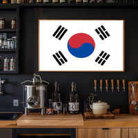 South Korean Taegeukgi National Flag Heritage Poster PosterGoat