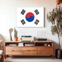 South Korean Taegeukgi National Flag Heritage Poster PosterGoat