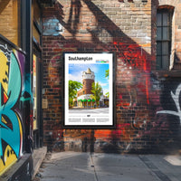 Southampton New York Architectural Elegance Travel Poster PosterGoat