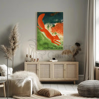 Soviet Era Hunting Adventure Propaganda Poster PosterGoat