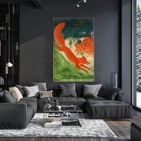 Soviet Era Hunting Adventure Propaganda Poster PosterGoat