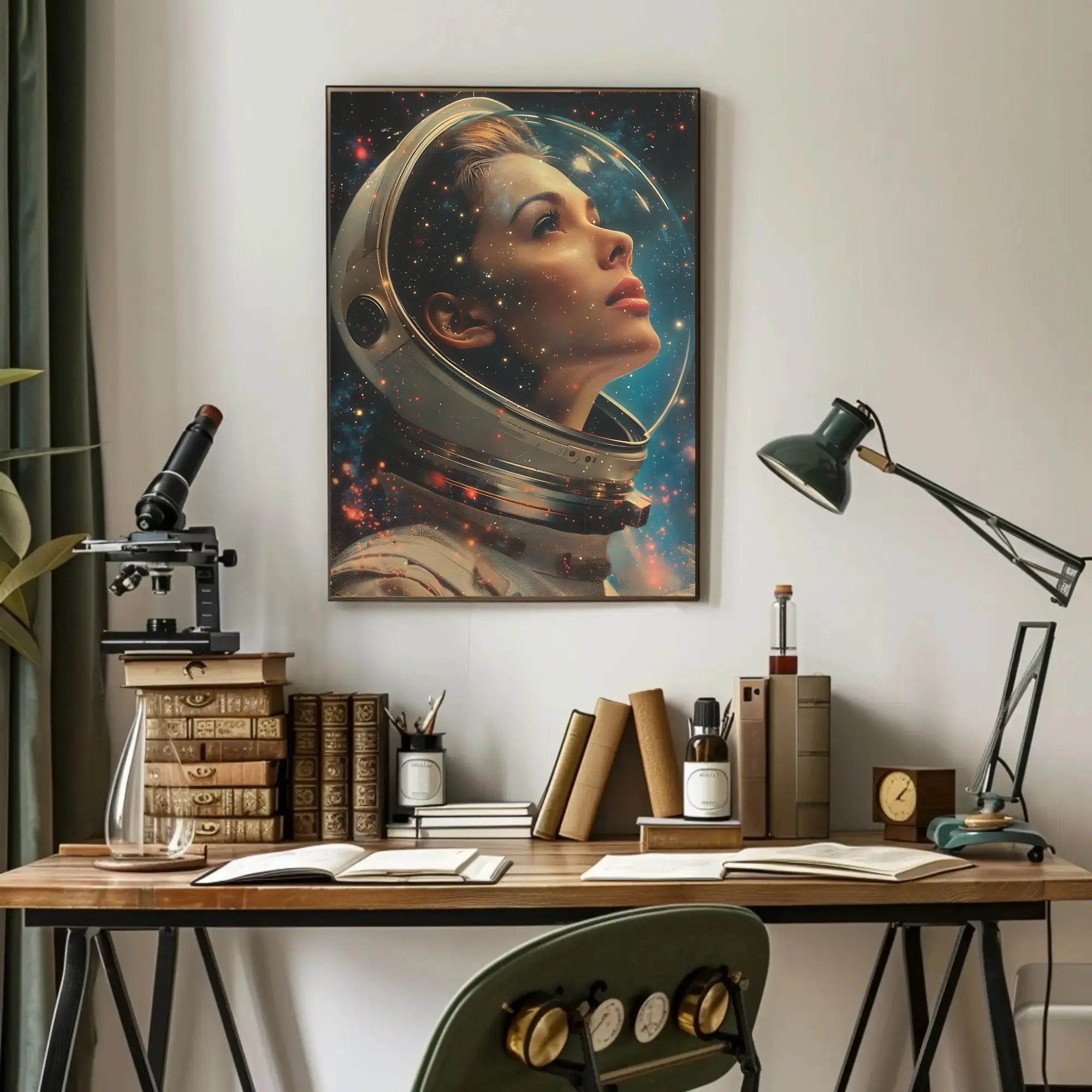 Space Adventure Awaits: Futuristic Sci-Fi Poster PosterGoat
