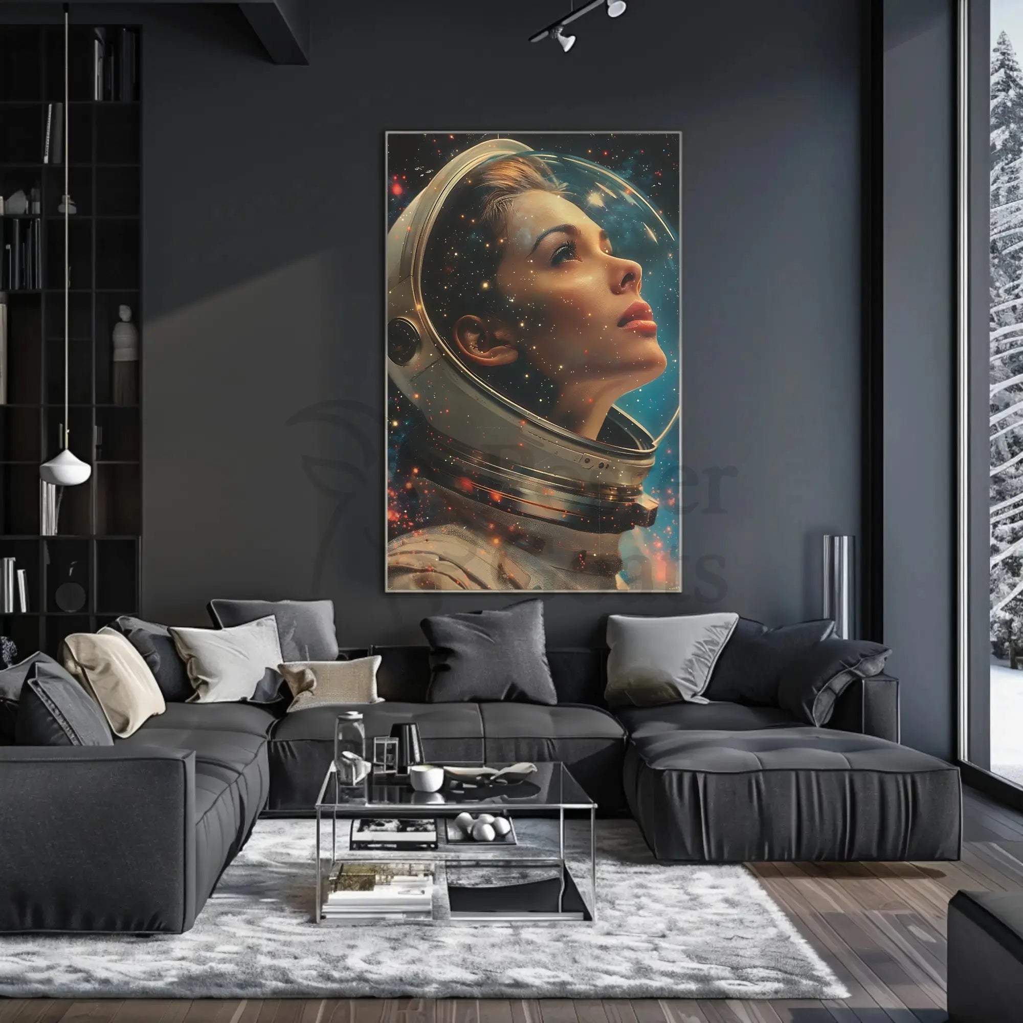 Space Adventure Awaits: Futuristic Sci-Fi Poster PosterGoat