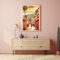 Spain's Costa del Sol Travel Poster PosterGoat