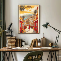 Spain's Costa del Sol Travel Poster PosterGoat