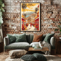 Spain's Costa del Sol Travel Poster PosterGoat